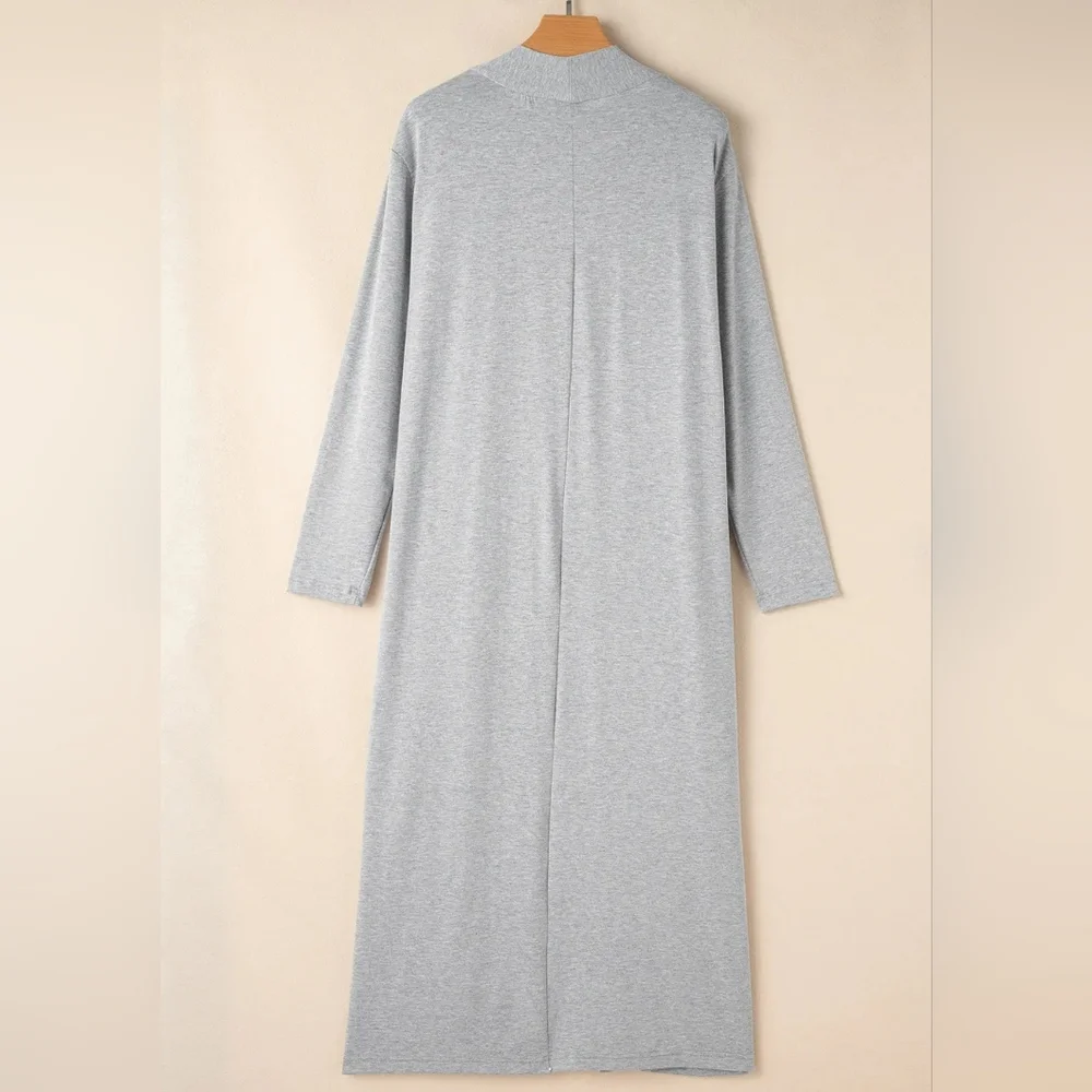Weekend Wind-Down Cardigan & Pants Set - Gray
